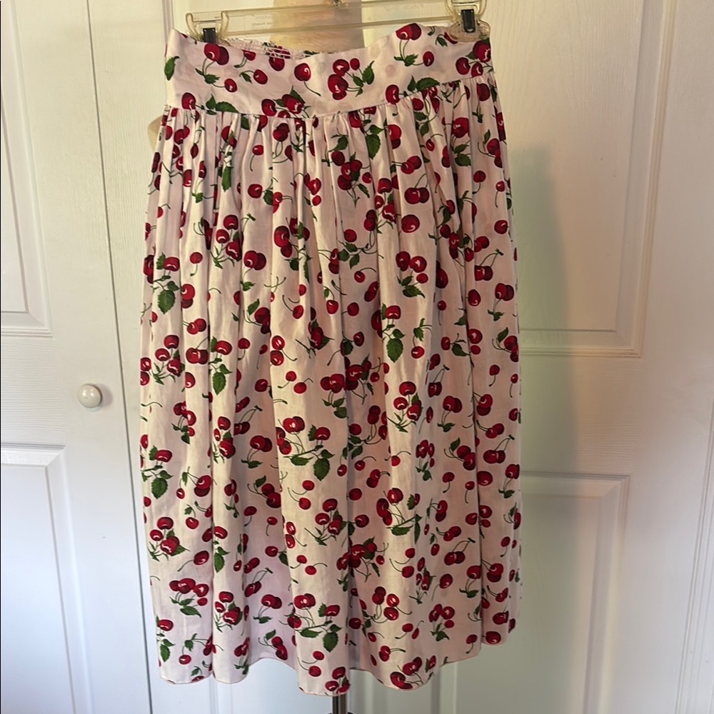 Cherry Blossom A-Line Skirt size M